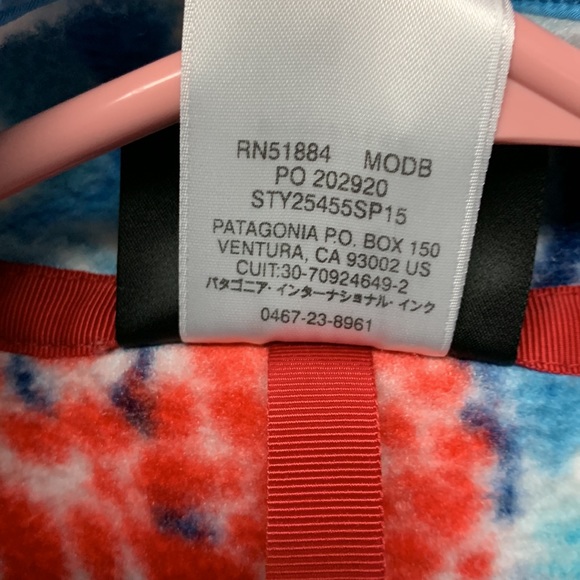 EXC Patagonia Synchilla Fleece Manoa Dusk Blue Women’s M Lightweight Snap-T 2015 - Picture 5 of 15